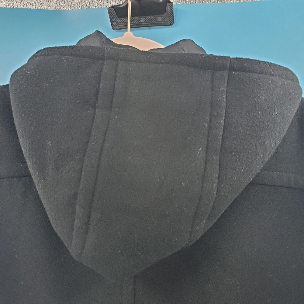 New England Mackintosh black hooded coat XL - Picture 13 of 14